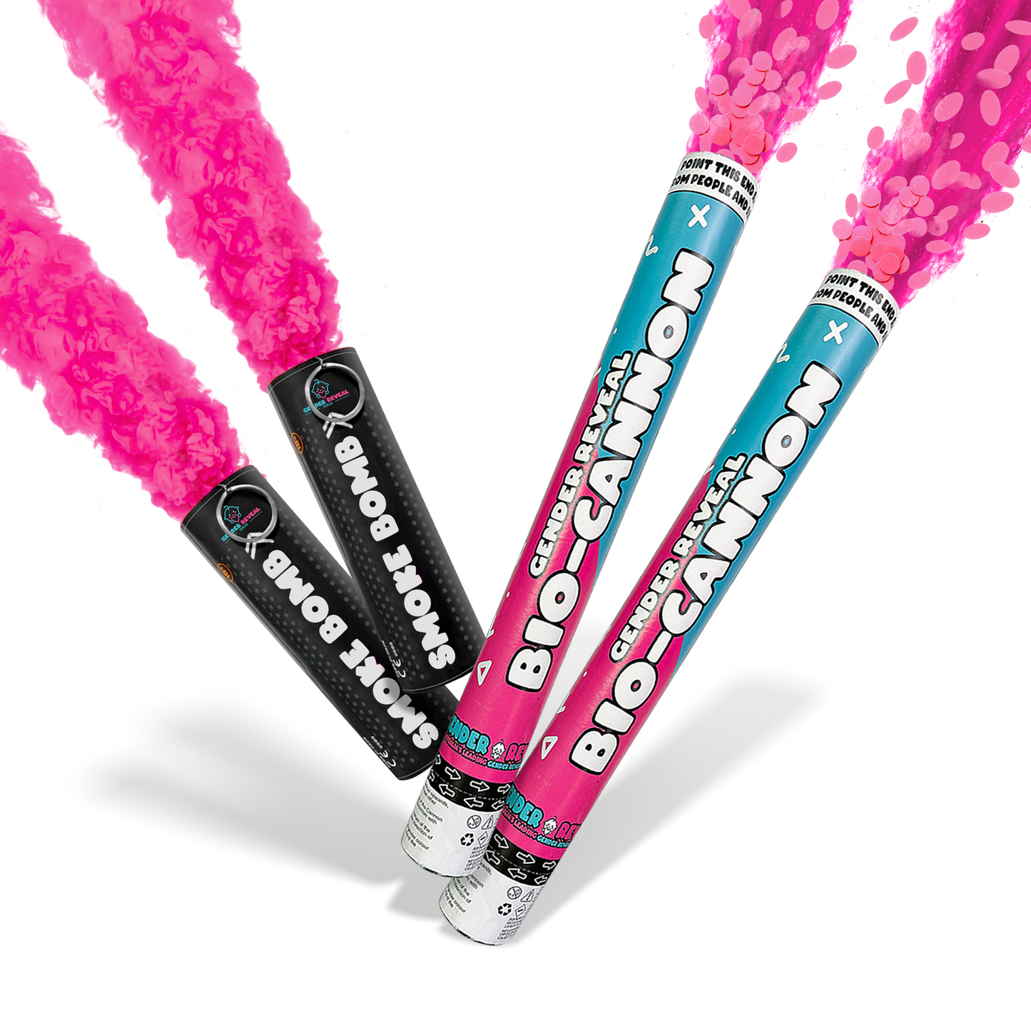 Double Gender Reveal Smoke & Cannon Bundle 🎉
