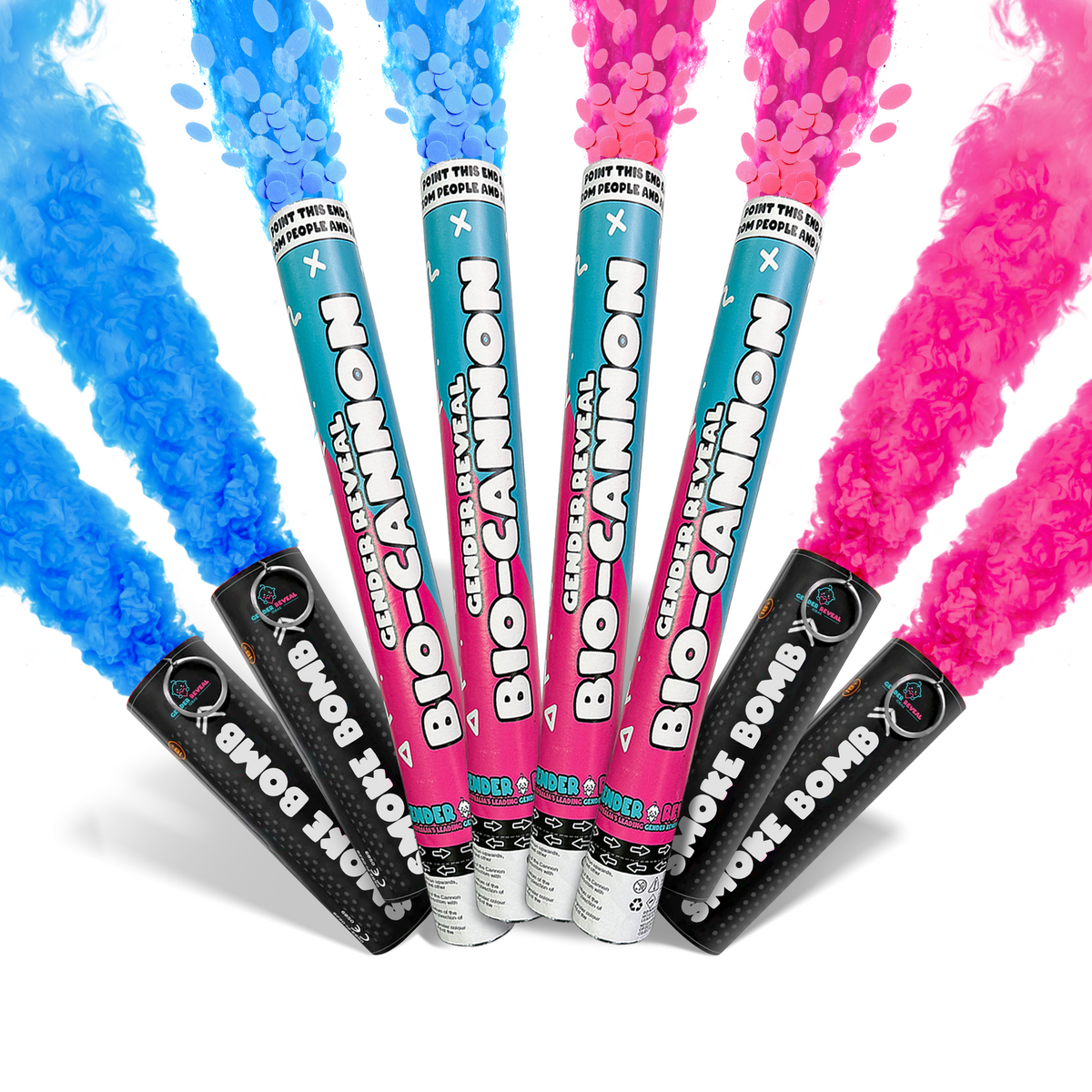 Gender Reveal Mega Smoke & Cannon Effect Bundle π