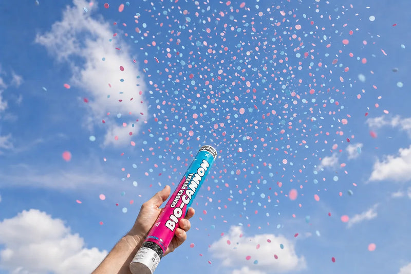 Confetti reveal