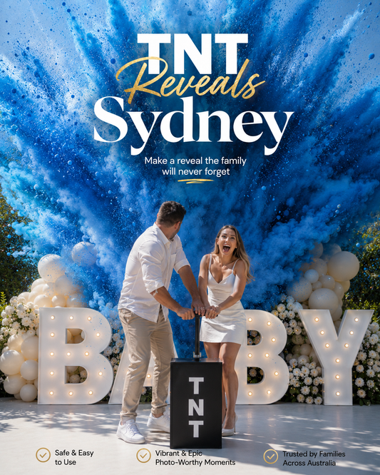 Sydney TNT Gender Reveal Hire Kit