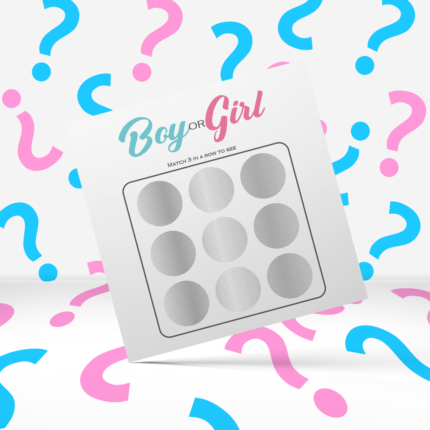 Gender Reveal Scratchie 10 Pack