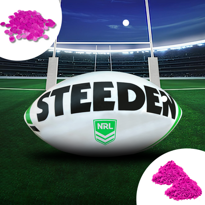 Sports Gender Reveal NRL Rugby Ball