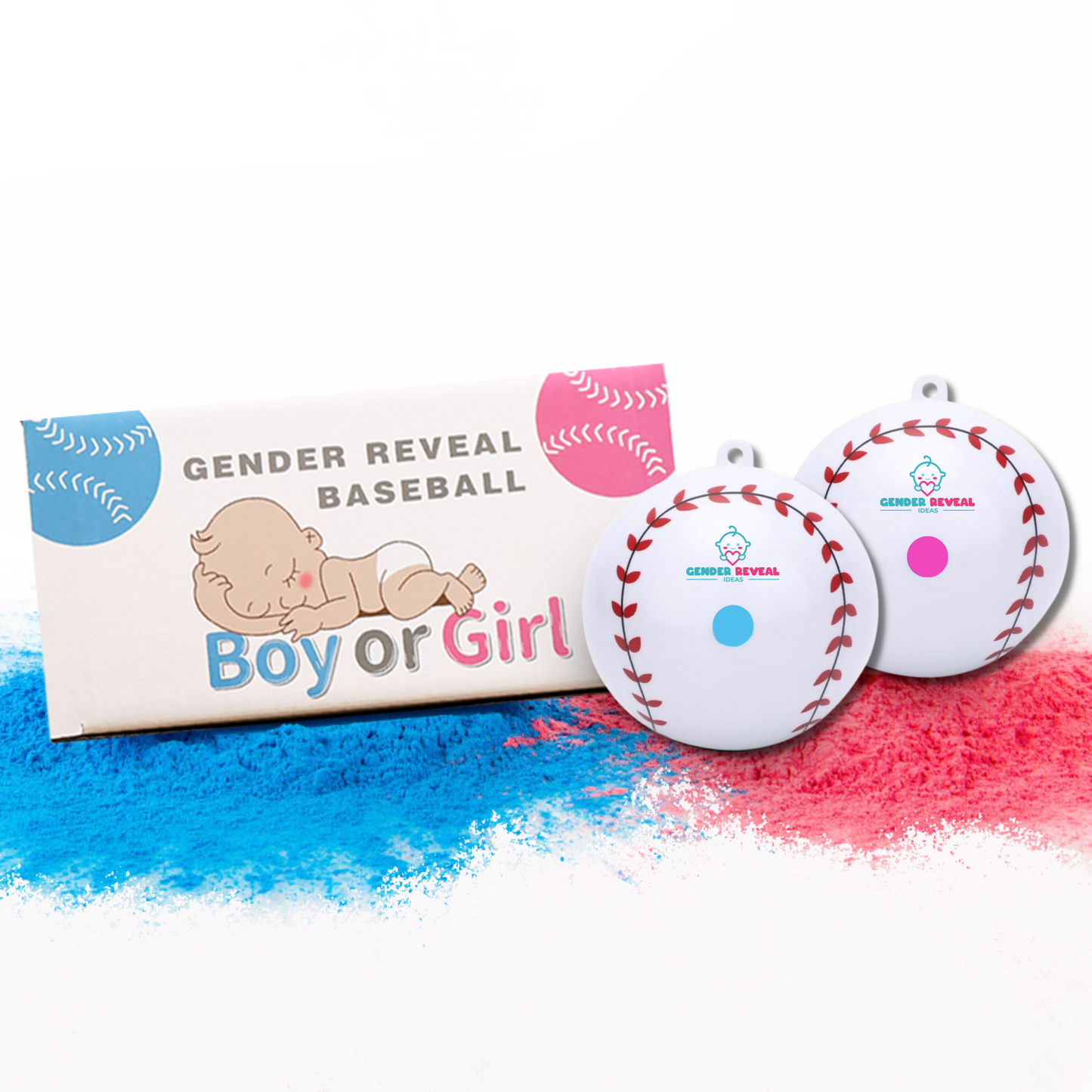 Sports Gender Reveal Baseball