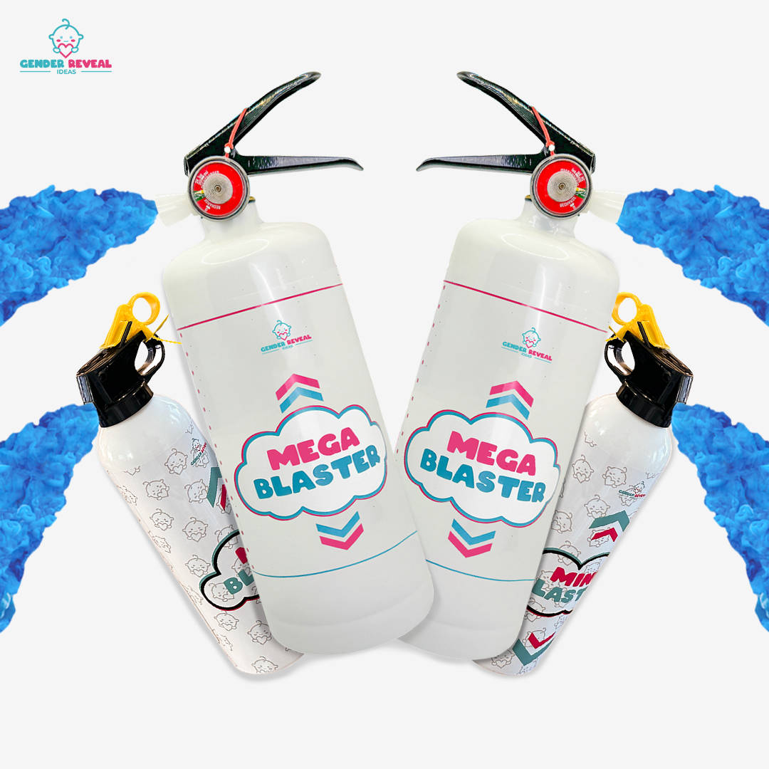 Quad Family Gender Reveal Extinguisher Bundle