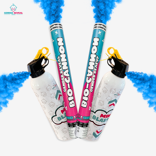 Gender Reveal Cannon & Extinguisher Double Bundle 🎉
