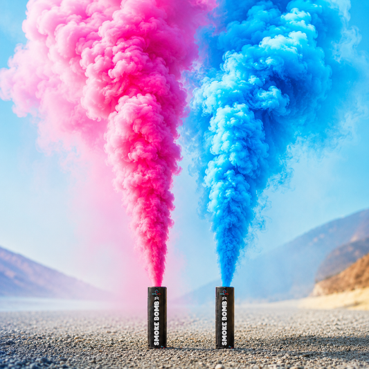 2x Pack Gender Reveal Smoke Bombs