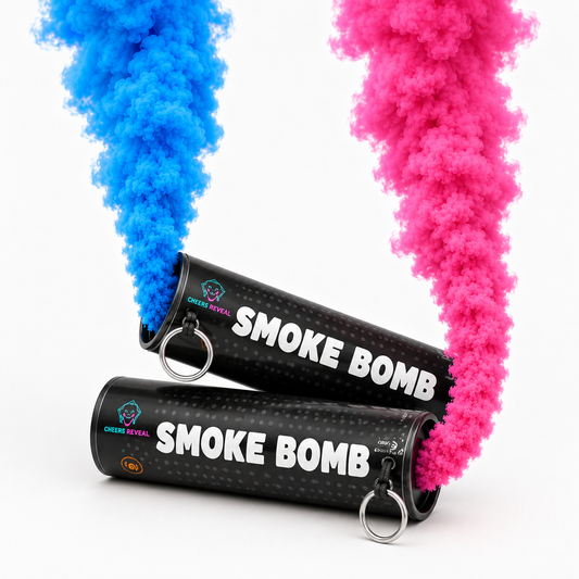 2x Pack Gender Reveal Smoke Bombs