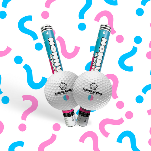 Golf Gender Reveal Cannon & Ball Family Bundle