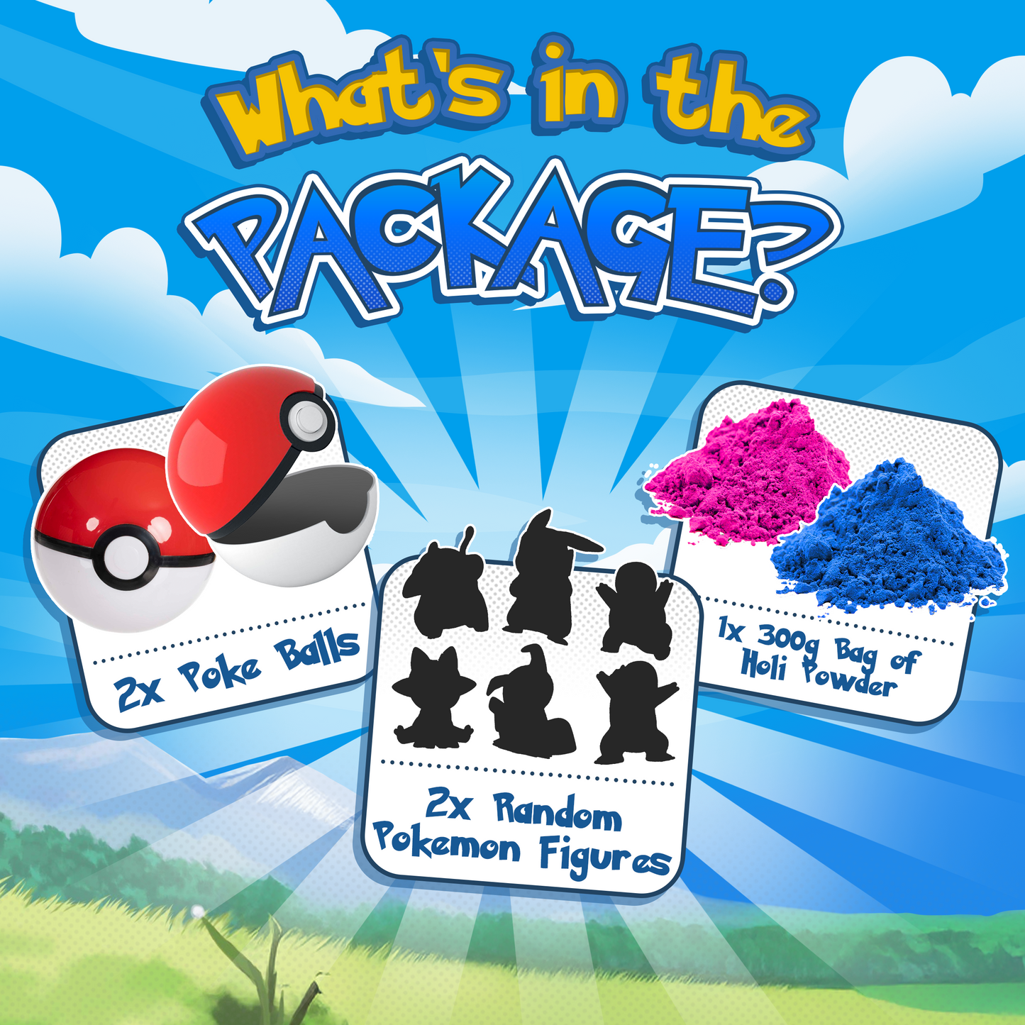 Gender Reveal Poké Ball 2 pack