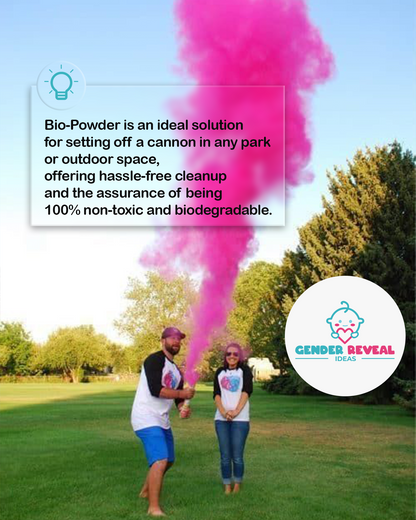 BIO Powder Gender Reveal XL 50cm Cannon