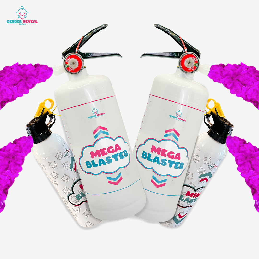 Quad Family Gender Reveal Extinguisher Bundle