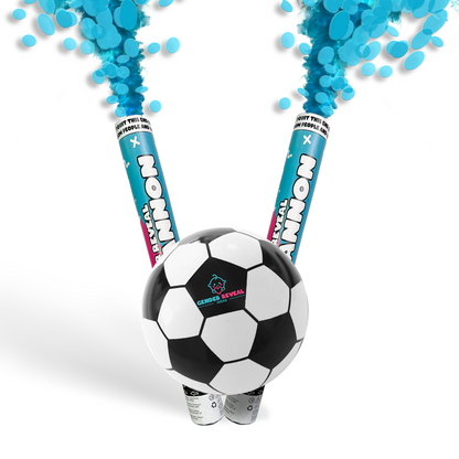 Soccer Gender Reveal Cannon & Ball Family Bundle