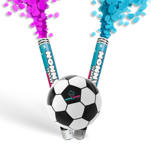 Soccer Gender Reveal Cannon & Ball Family Bundle