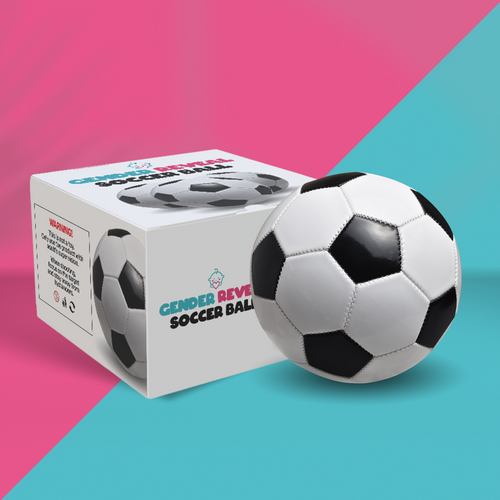 Sports Gender Reveal Soccer Ball