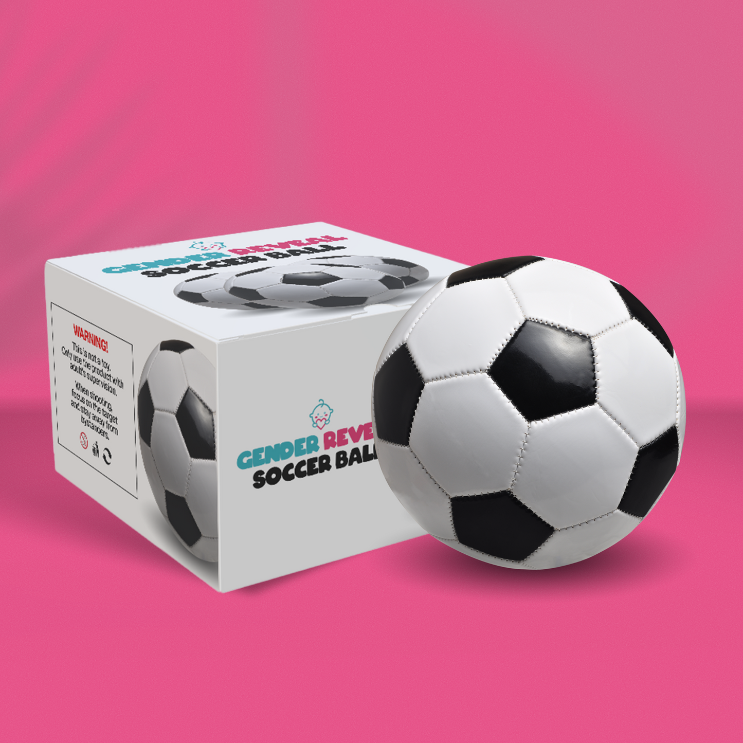 Sports Gender Reveal Soccer Ball