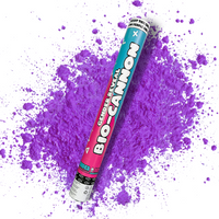 Purple Party Celebration Powder Cannon XL 50cm (Copy) (Copy) with vibrant purple powder for gender reveals and celebrations.