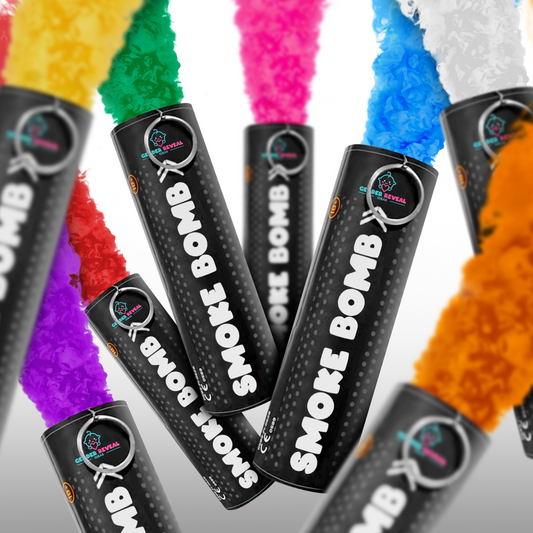 4x Bundle Pack Gender Reveal Smoke Bombs
