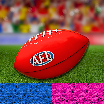 Sports Gender Reveal AFL Ball