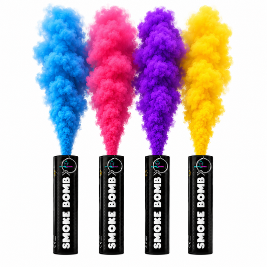 4x Bundle Pack Gender Reveal Smoke Bombs