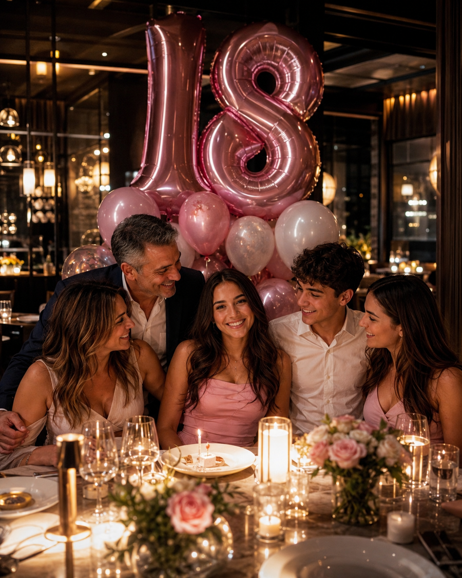 18 number balloons